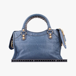 Vintage Balenciaga Giant City Blue lambskin  shoulderbag | stylenewstar