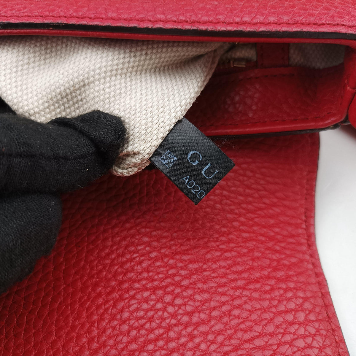 Pre-owned Gucci SOHO Red Leather 336752 shoulderbag | stylenewstar