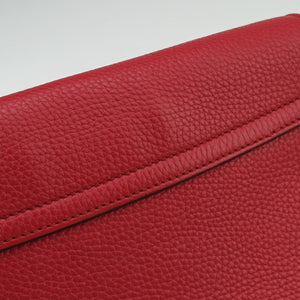 Pre-owned Gucci SOHO Red Leather 336752 shoulderbag | stylenewstar