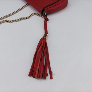 Pre-owned Gucci SOHO Red Leather 336752 shoulderbag | stylenewstar