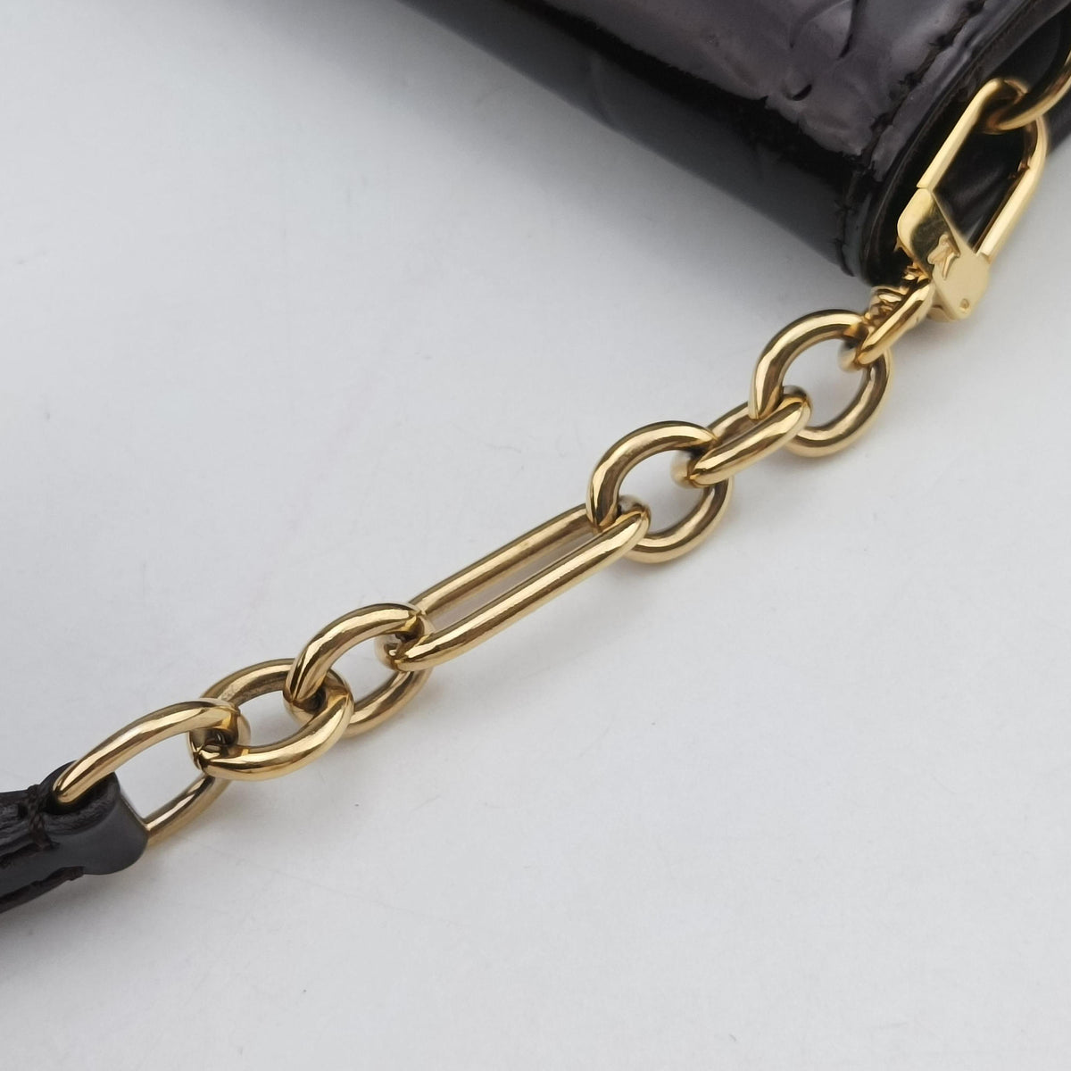 Pre-owned Louis Vuitton Sunset Boulevard Amarante Vernis M93542 shoulderbag | stylenewstar