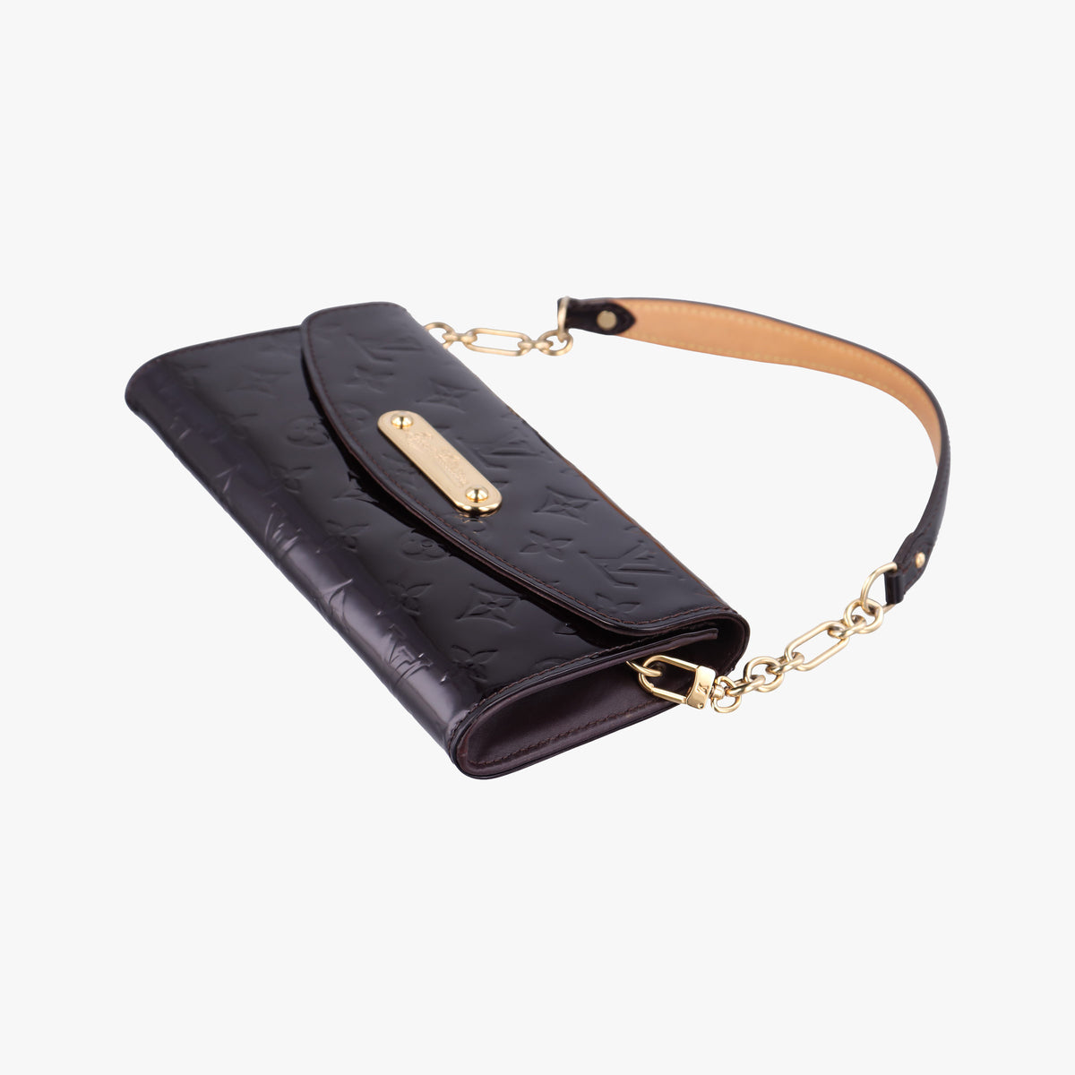 Pre-owned Louis Vuitton Sunset Boulevard Amarante Vernis M93542 shoulderbag | stylenewstar