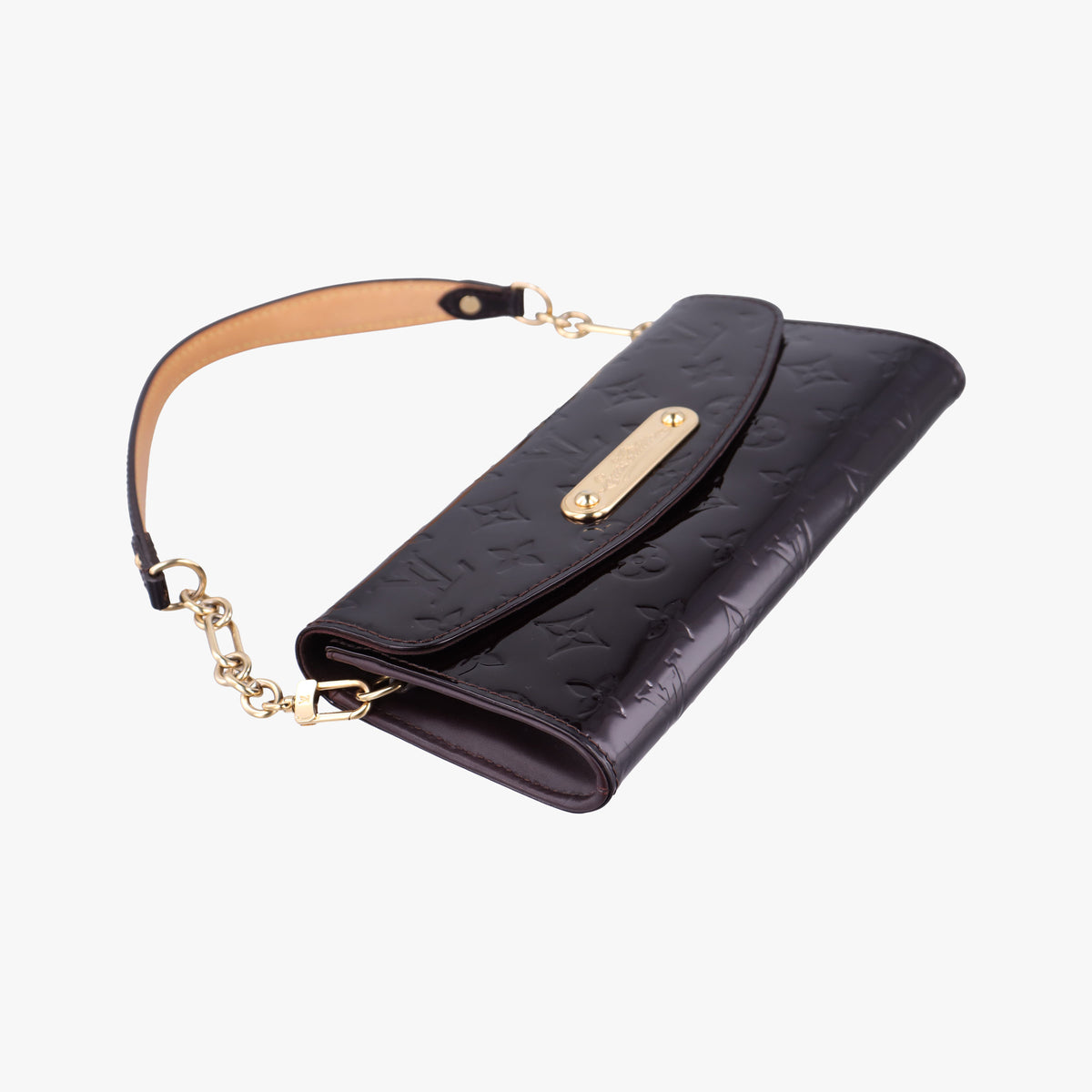Pre-owned Louis Vuitton Sunset Boulevard Amarante Vernis M93542 shoulderbag | stylenewstar