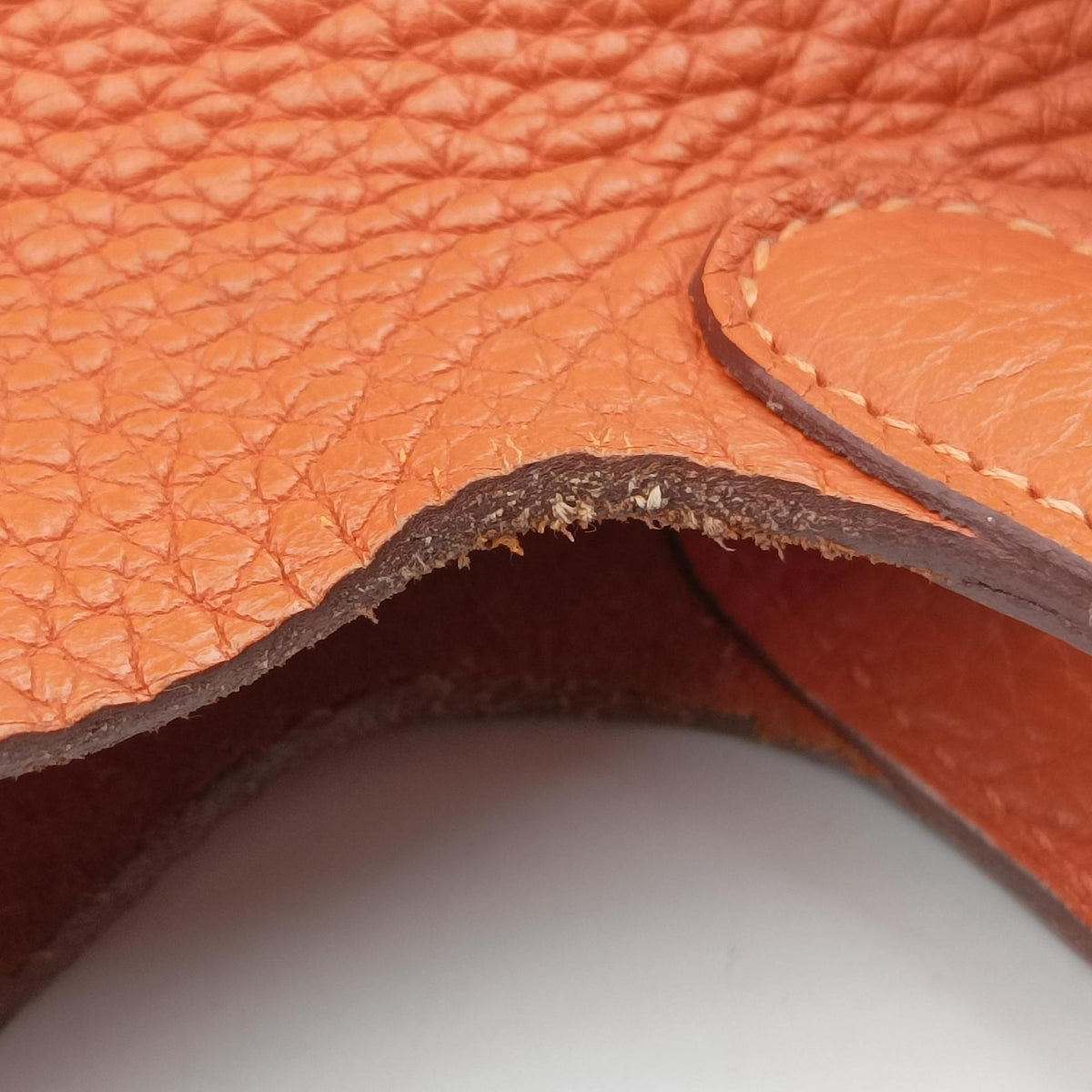 Vintage Hermes Picotin Lock Orange Taurillon Clemence  handbag | stylenewstar