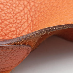 Vintage Hermes Picotin Lock Orange Taurillon Clemence  handbag | stylenewstar