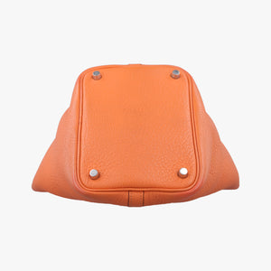 Vintage Hermes Picotin Lock Orange Taurillon Clemence  handbag | stylenewstar