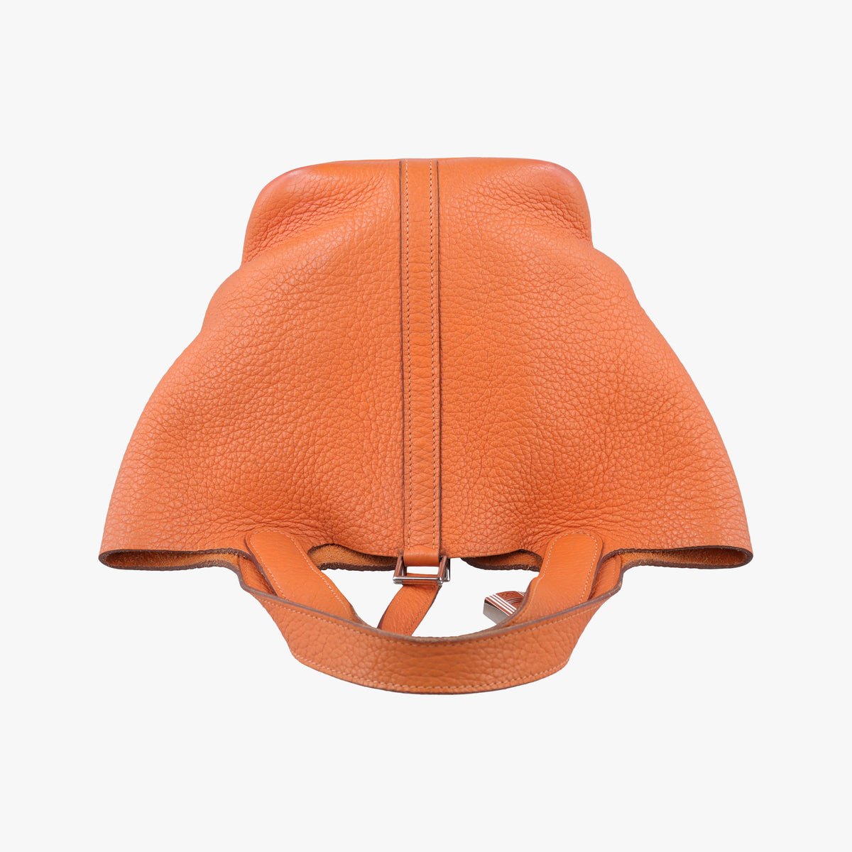 Vintage Hermes Picotin Lock Orange Taurillon Clemence  handbag | stylenewstar