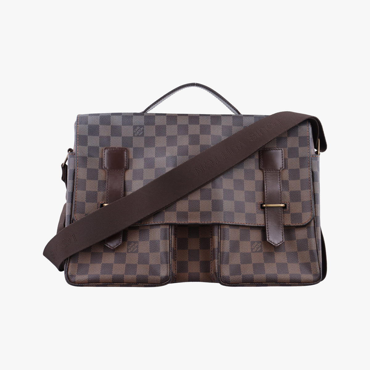Pre-owned Louis Vuitton BROADWAY EBENE Damier Canvas N42270 shoulderbag | stylenewstar