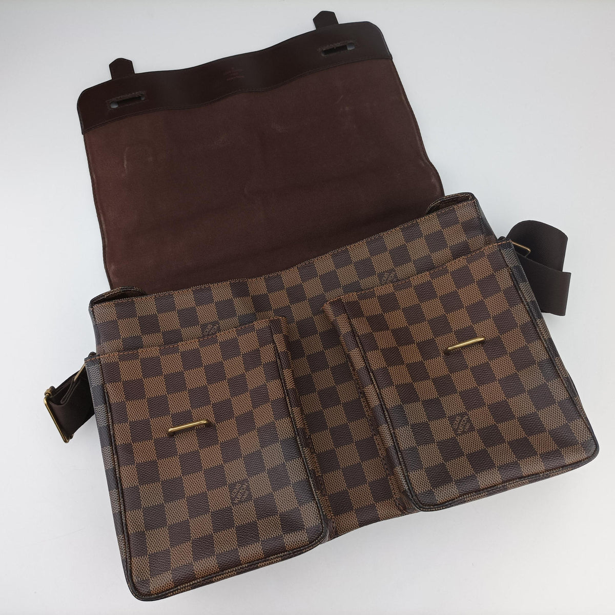 Pre-owned Louis Vuitton BROADWAY EBENE Damier Canvas N42270 shoulderbag | stylenewstar