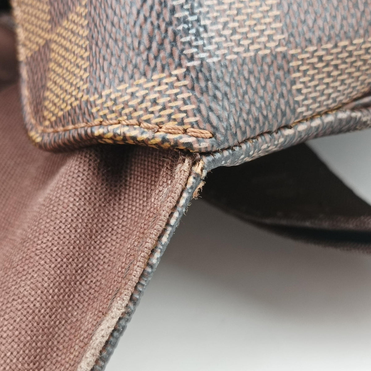 Pre-owned Louis Vuitton BROADWAY EBENE Damier Canvas N42270 shoulderbag | stylenewstar