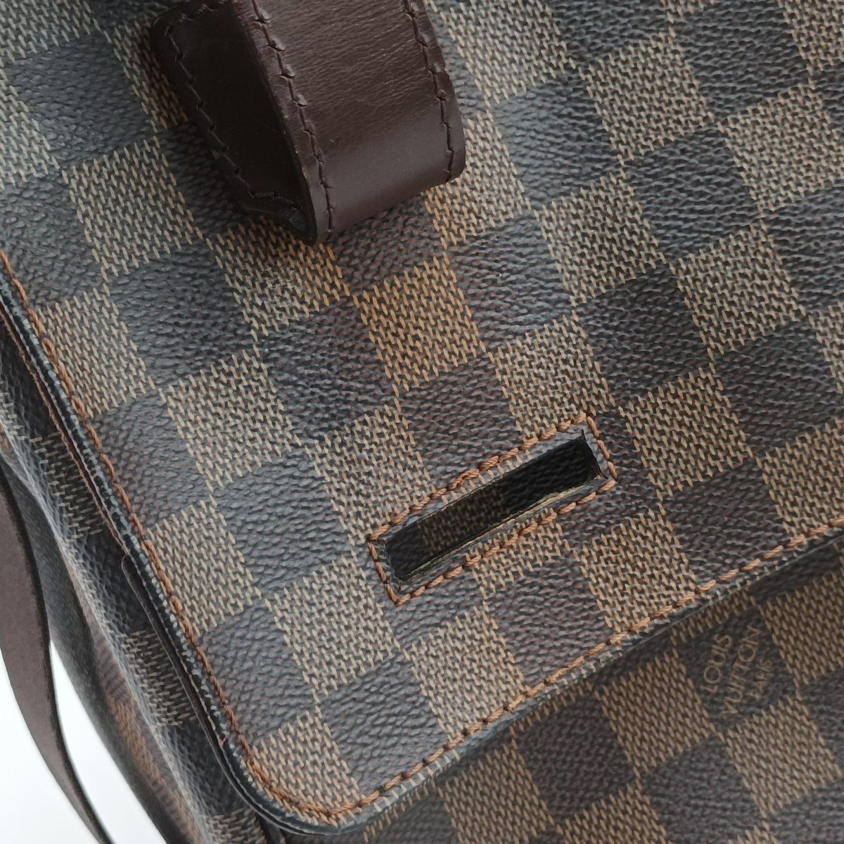 Pre-owned Louis Vuitton BROADWAY EBENE Damier Canvas N42270 shoulderbag | stylenewstar