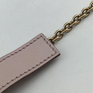 Pre-owned Fendi Baguette Chain Flap Pink Leather 8BT139 shoulderbag | stylenewstar