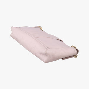 Pre-owned Fendi Baguette Chain Flap Pink Leather 8BT139 shoulderbag | stylenewstar