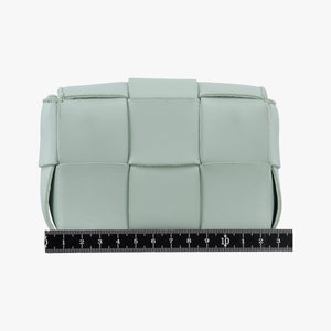 Pre-owned Bottega Veneta candy cassette Light Green lambskin  shoulderbag | stylenewstar
