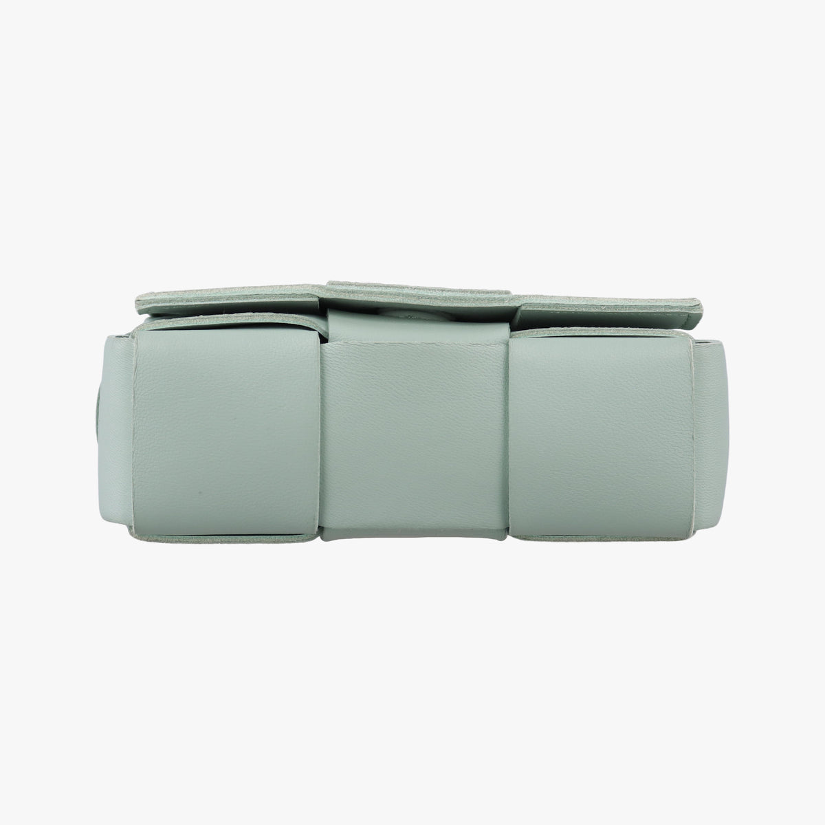 Pre-owned Bottega Veneta candy cassette Light Green lambskin  shoulderbag | stylenewstar