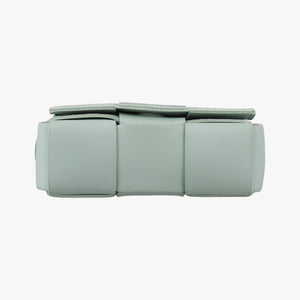 Pre-owned Bottega Veneta candy cassette Light Green lambskin  shoulderbag | stylenewstar