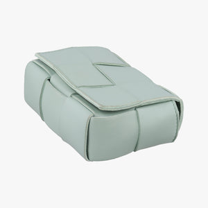 Pre-owned Bottega Veneta candy cassette Light Green lambskin  shoulderbag | stylenewstar