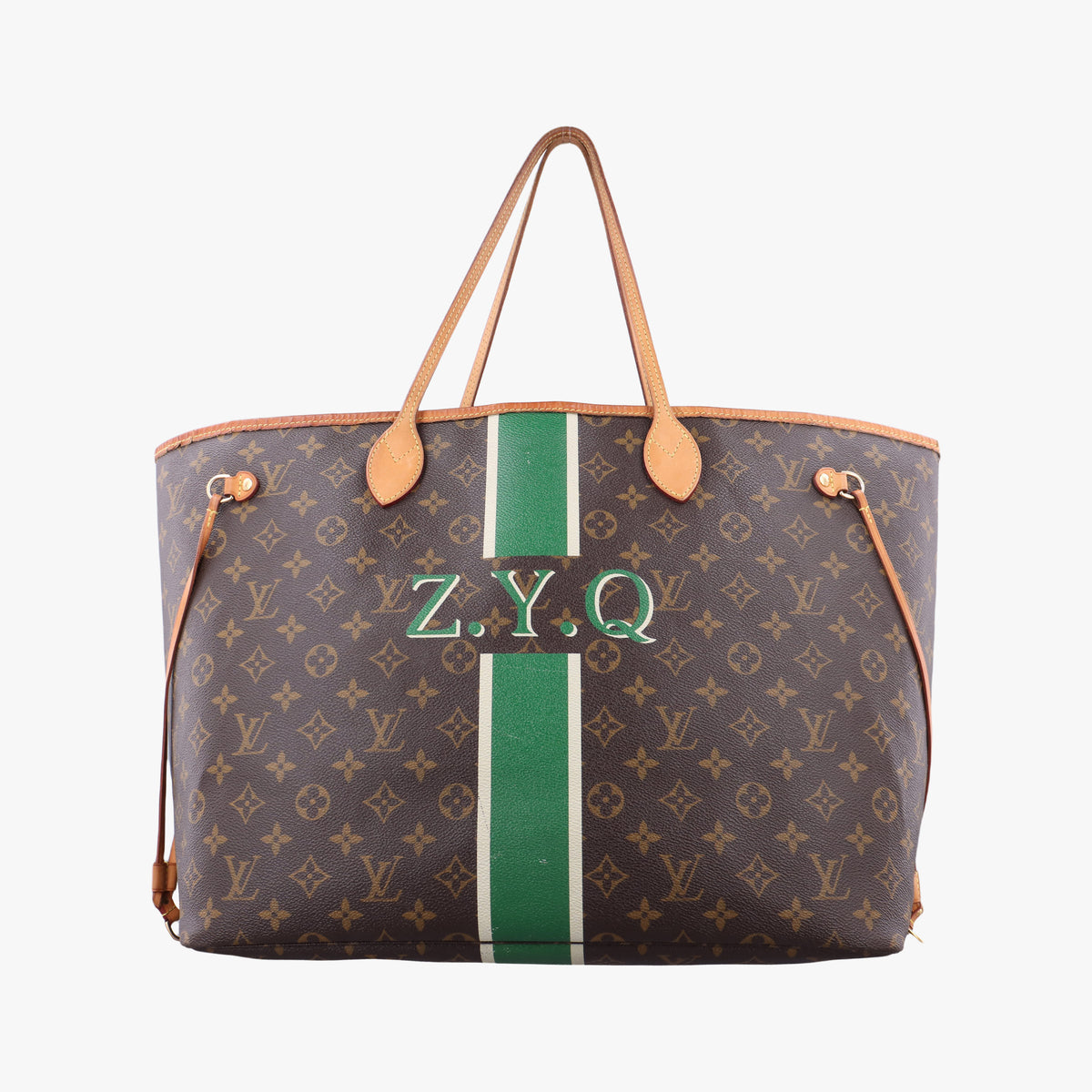 Pre-owned Louis Vuitton Neverfull GM My LV Heritage brown×multicolor Monogram Canvas M40157 handbag | stylenewstar