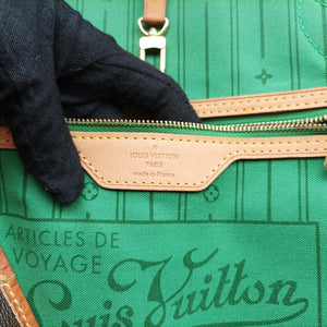 Pre-owned Louis Vuitton Neverfull GM My LV Heritage brown×multicolor Monogram Canvas M40157 handbag | stylenewstar