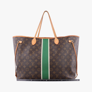 Pre-owned Louis Vuitton Neverfull GM My LV Heritage brown×multicolor Monogram Canvas M40157 handbag | stylenewstar