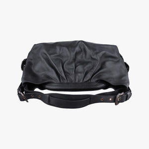 Vintage Fendi Toile de Cuir Black Leather 8BR579 handbag | stylenewstar