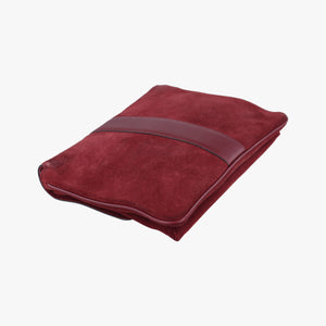 Pre-owned Gucci Arli Burgundy Suede×leather 550126 shoulderbag | stylenewstar