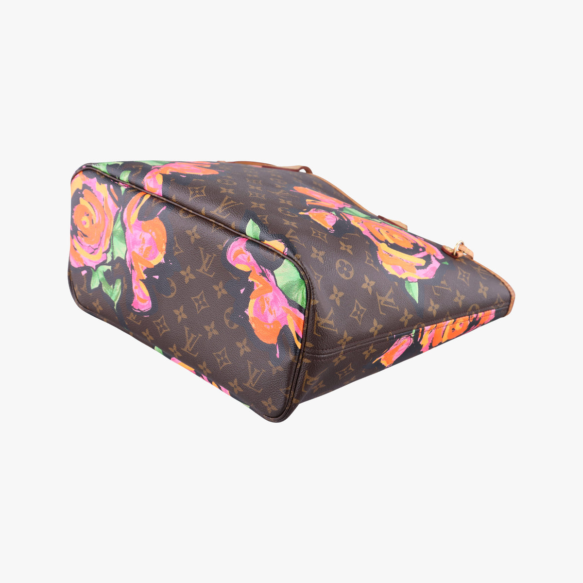 Secondhand Louis Vuitton Neverfull MM brown×multi Monogram rose M48613 shoulderbag | stylenewstar
