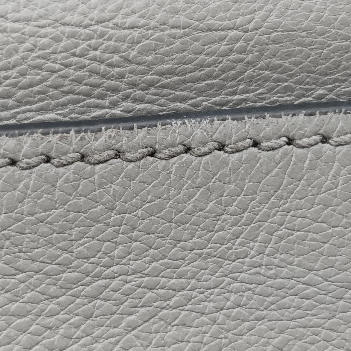 Secondhand Prada Glace Twin Pocket Tote Grey leather B2625M handbag | stylenewstar