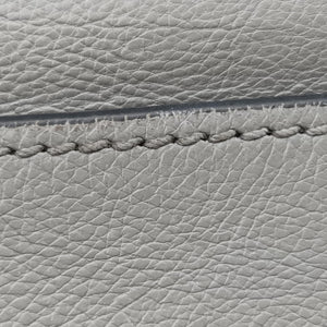 Secondhand Prada Glace Twin Pocket Tote Grey leather B2625M handbag | stylenewstar