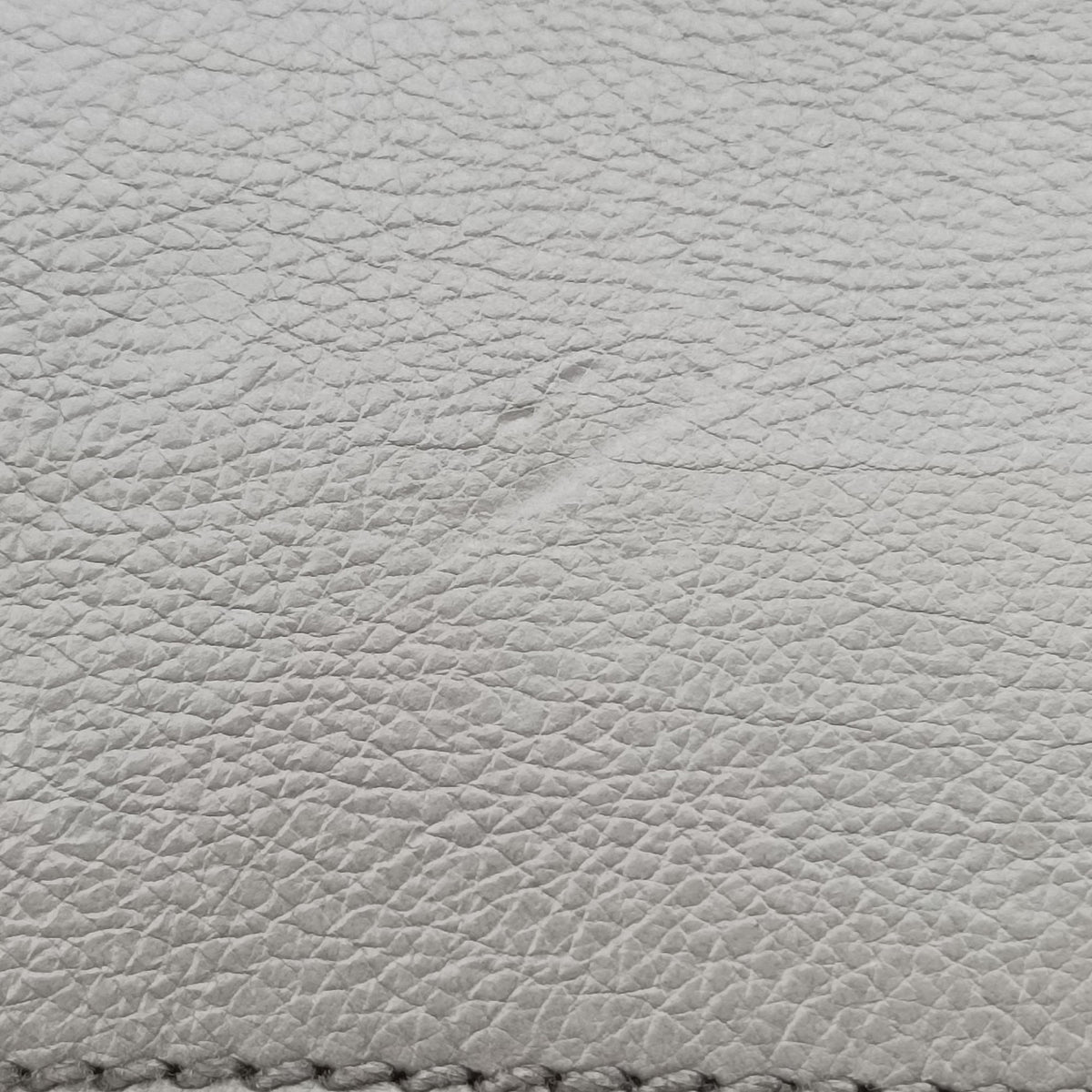 Secondhand Prada Glace Twin Pocket Tote Grey leather B2625M handbag | stylenewstar