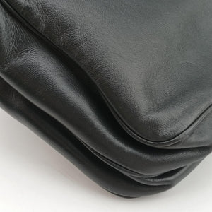 Pre-owned Bottega Veneta Intrecciato Black × Beige Lambskin  shoulderbag | stylenewstar