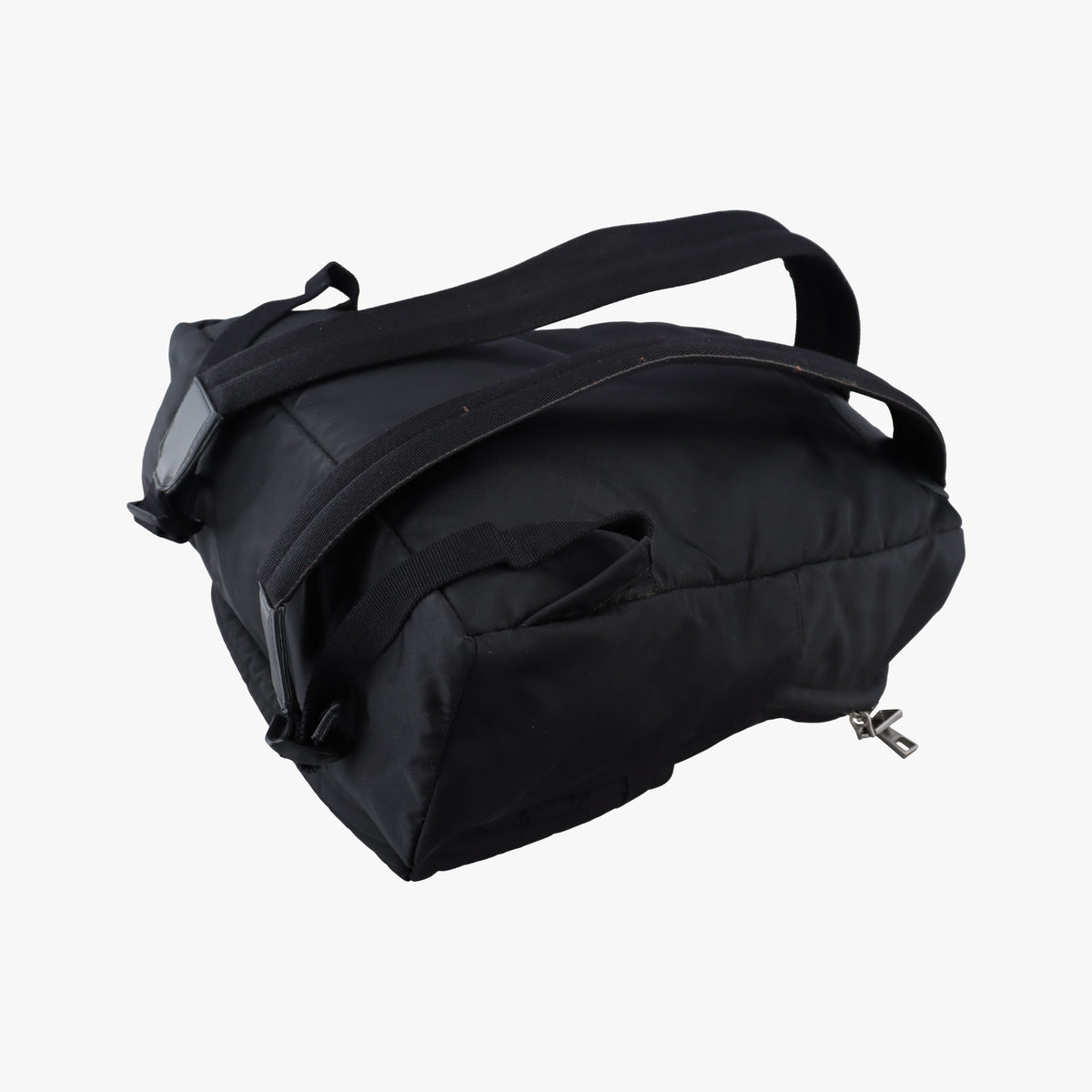 Pre-owned VERSACE La Medusa Black nylon  backpack/rucksack | stylenewstar