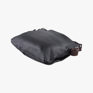 Pre-owned Prada Logo Black Leather VA0802 shoulderbag | stylenewstar