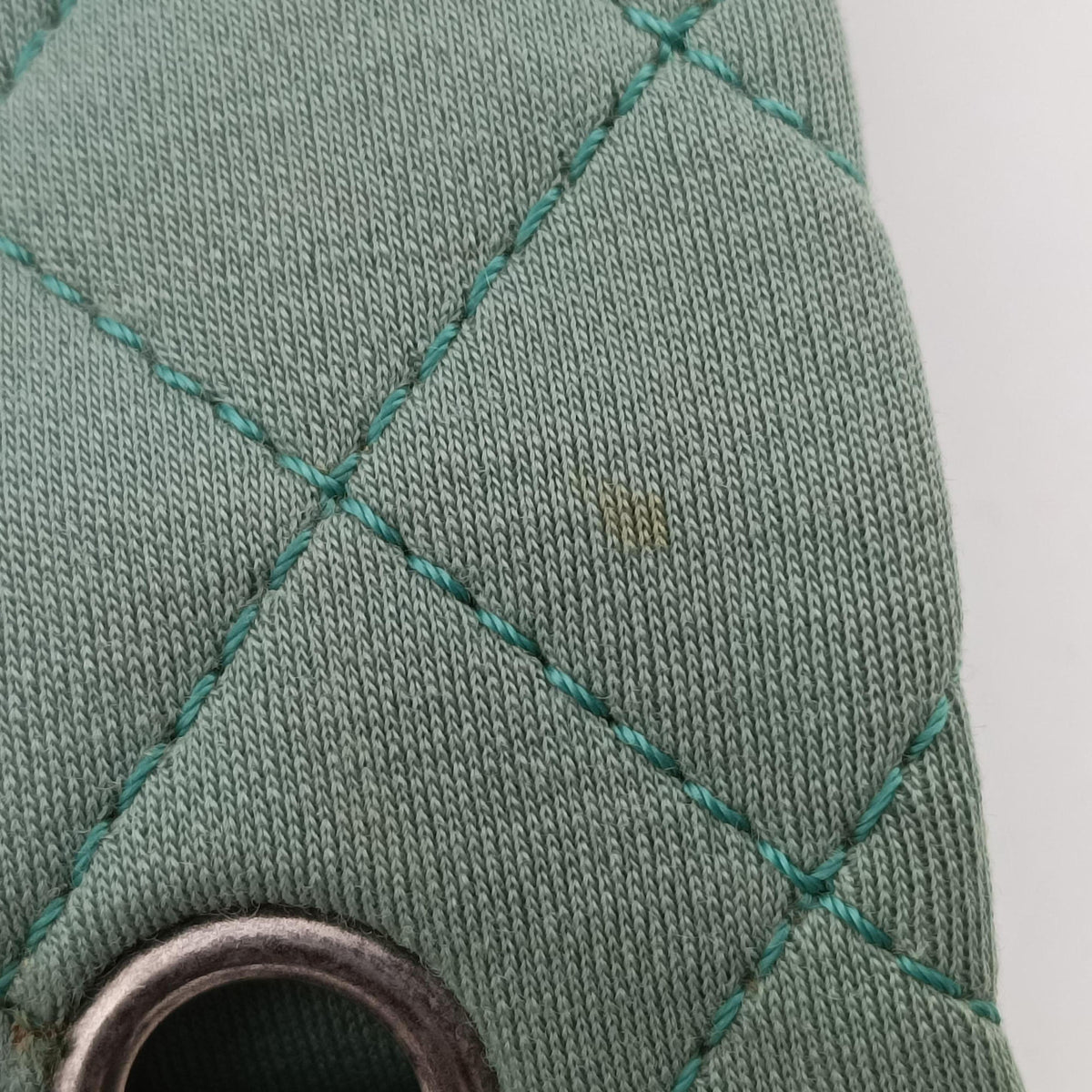 Pre-owned Chanel 2.55 Matelasse Green Fabric A66985 shoulderbag | stylenewstar