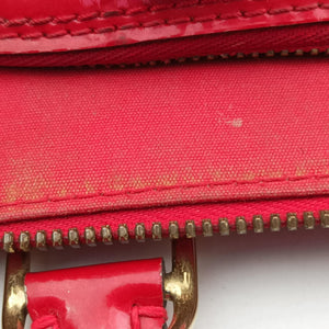 Pre-owned Louis Vuitton Alma PM pomme d'amour Vernis M90096 handbag | stylenewstar
