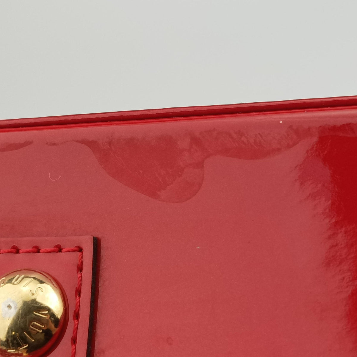 Pre-owned Louis Vuitton Alma PM pomme d'amour Vernis M90096 handbag | stylenewstar