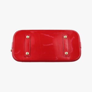 Pre-owned Louis Vuitton Alma PM pomme d'amour Vernis M90096 handbag | stylenewstar