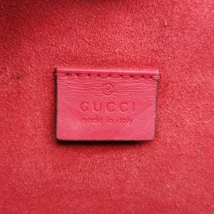 Pre-owned Gucci Dionysus beige×red PVC coated canvas × suede 499623 shoulderbag | stylenewstar