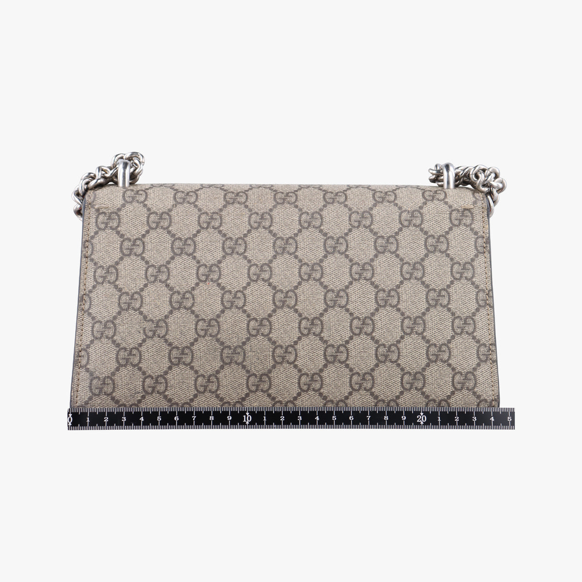 Pre-owned Gucci Dionysus beige×red PVC coated canvas × suede 499623 shoulderbag | stylenewstar