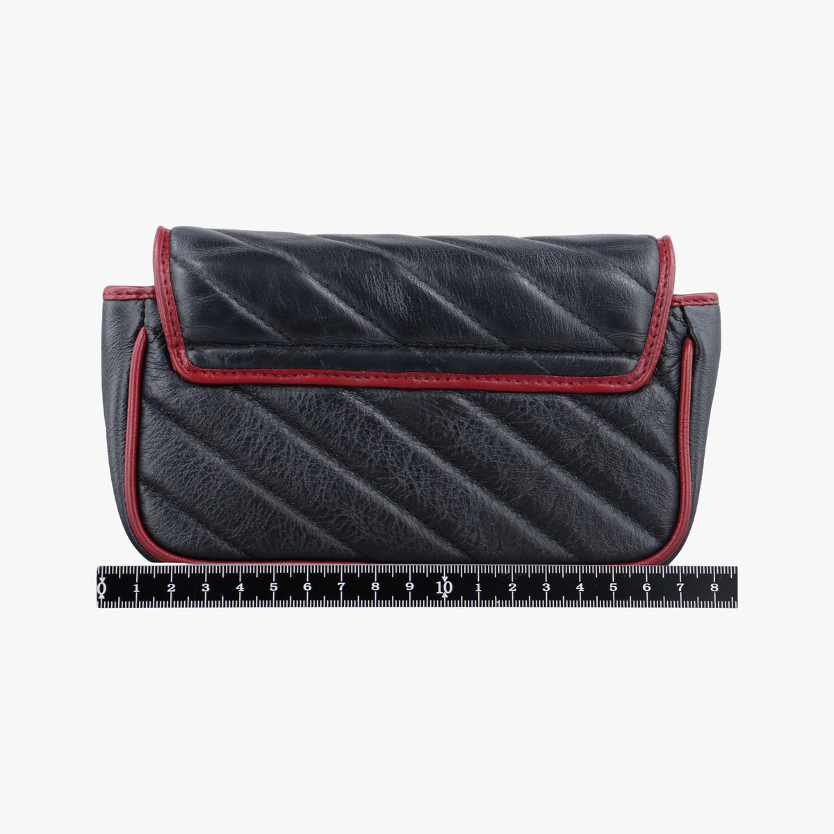 Pre-owned Gucci GG Marmont Black Leather 574969 shoulderbag | stylenewstar