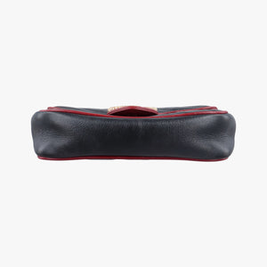 Pre-owned Gucci GG Marmont Black Leather 574969 shoulderbag | stylenewstar