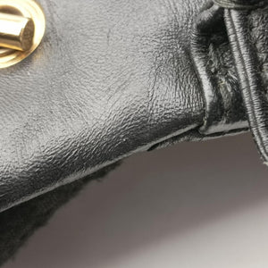 Pre-owned Ferragamo Vara Quilted Black Leather  shoulderbag | stylenewstar