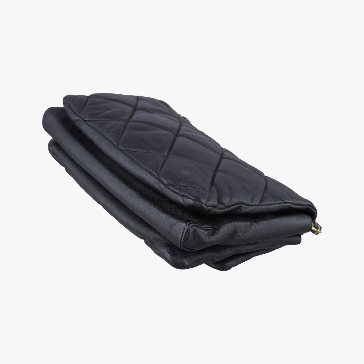 Pre-owned Ferragamo Vara Quilted Black Leather  shoulderbag | stylenewstar