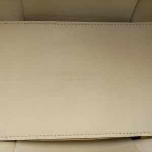 Pre-owned Bottega Veneta THE ARCO Tote small Yellow lambskin  handbag | stylenewstar