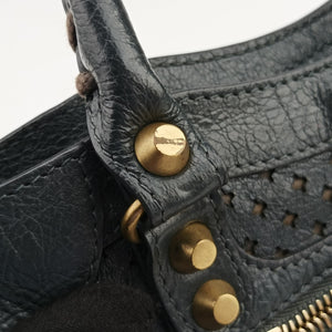 Pre-owned Balenciaga Classic City Grey lambskin  shoulderbag | stylenewstar