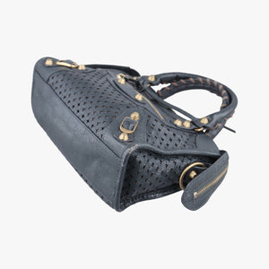 Pre-owned Balenciaga Classic City Grey lambskin  shoulderbag | stylenewstar