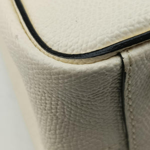 Pre-owned Valextra Serie Esse Mini White Leather  shoulderbag | stylenewstar