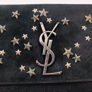Secondhand Yves Saint Laurent Kate Star Black Suede 471286 shoulderbag | stylenewstar