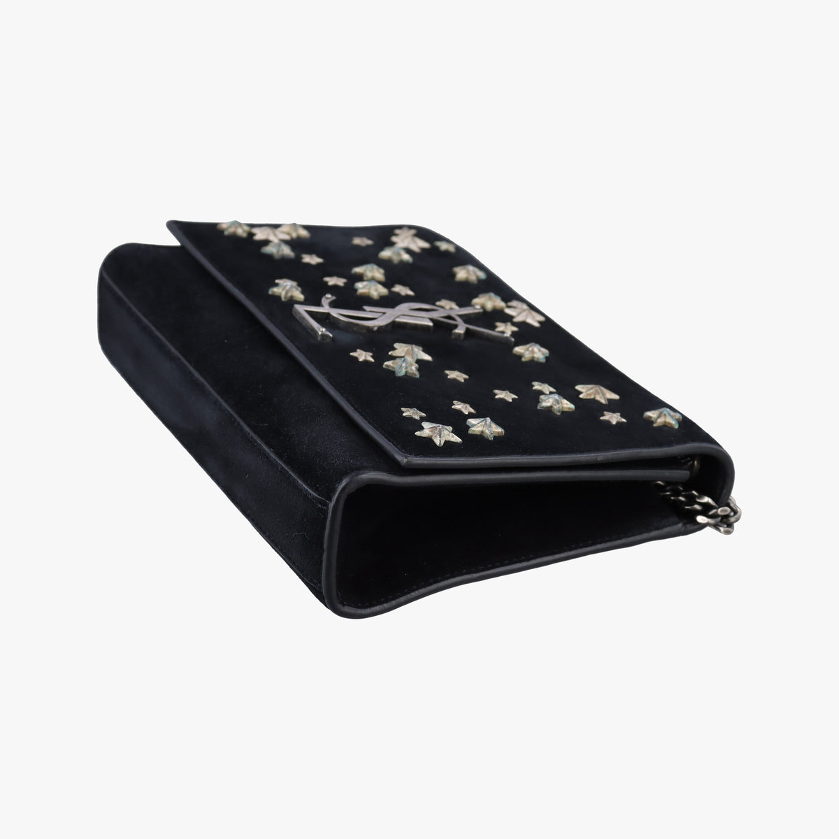 Secondhand Yves Saint Laurent Kate Star Black Suede 471286 shoulderbag | stylenewstar