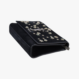 Secondhand Yves Saint Laurent Kate Star Black Suede 471286 shoulderbag | stylenewstar